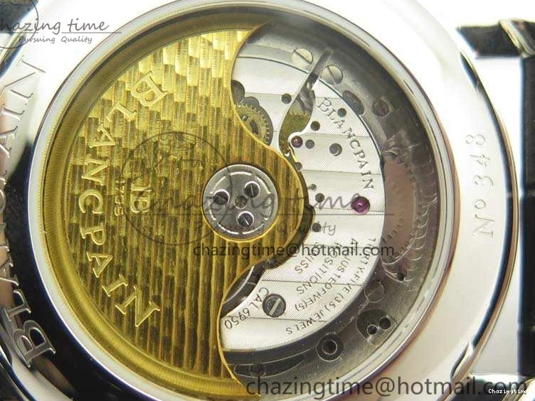 1228 SportInspired Villeret 6669 SS HG 1:1 Best Edition White Dial On Leather Strap V 8099